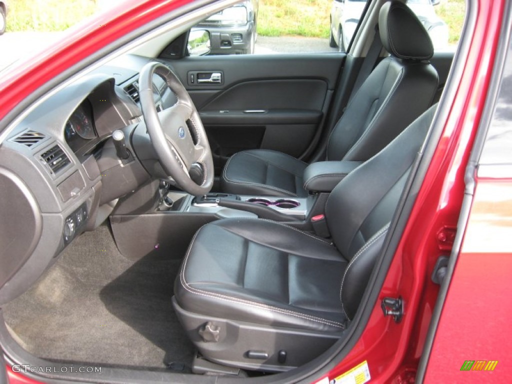 2010 Fusion SEL V6 - Red Candy Metallic / Charcoal Black photo #16