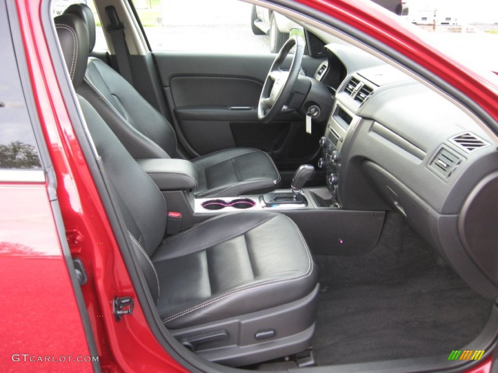 2010 Fusion SEL V6 - Red Candy Metallic / Charcoal Black photo #22