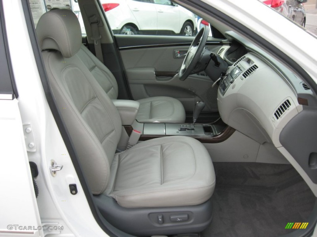 2009 Azera Limited - Ivory Pearl / Gray photo #22