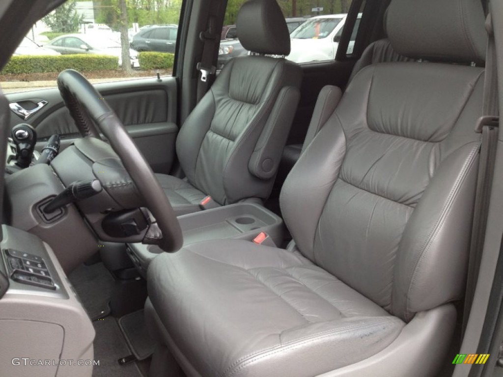 Gray Interior 2009 Honda Odyssey Touring Photo #64206863
