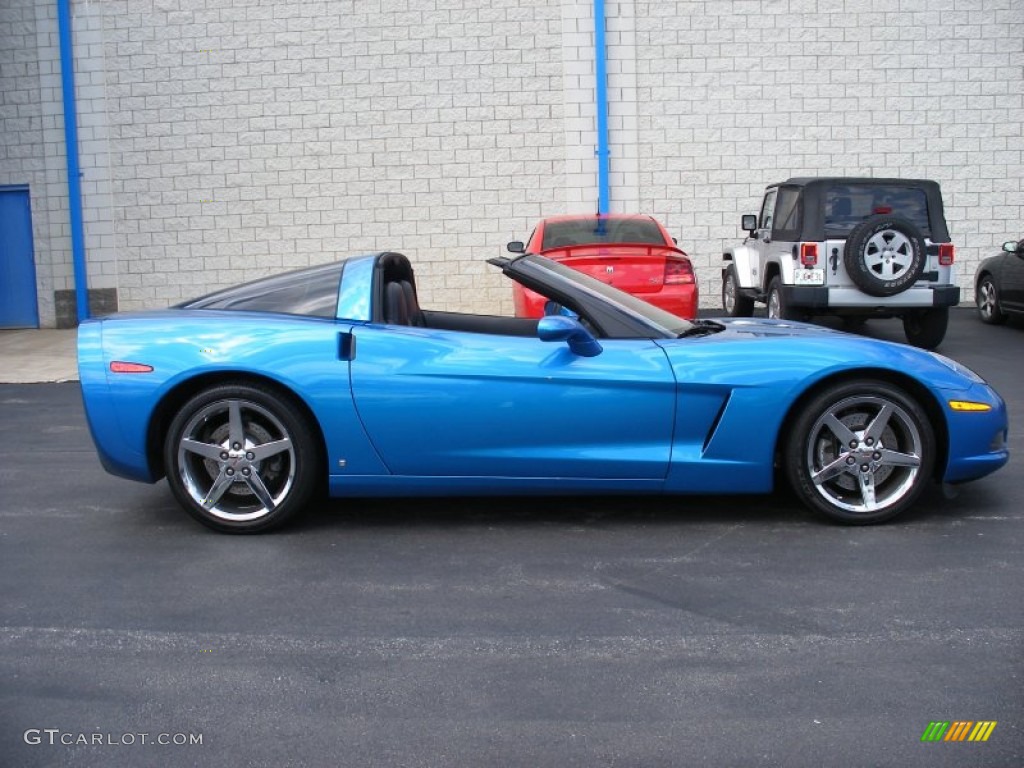 2008 Corvette Coupe - Jetstream Blue Metallic / Ebony photo #5