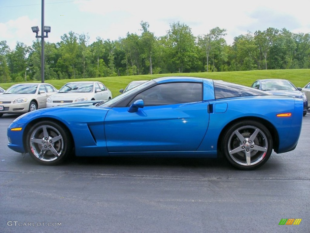2008 Corvette Coupe - Jetstream Blue Metallic / Ebony photo #10