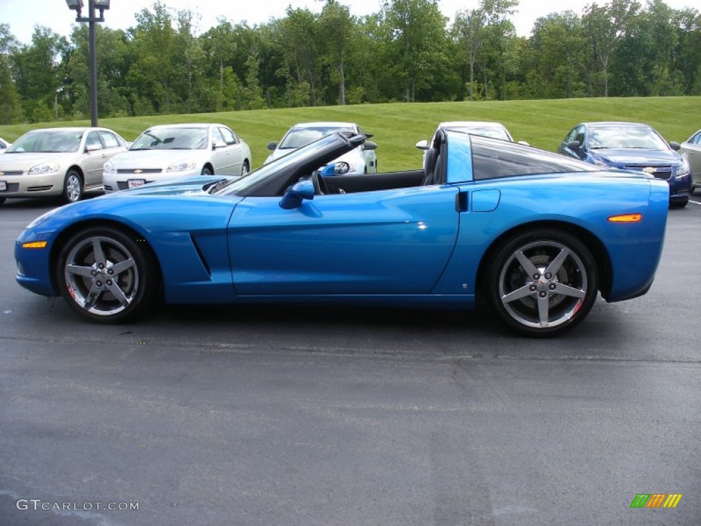 2008 Corvette Coupe - Jetstream Blue Metallic / Ebony photo #11