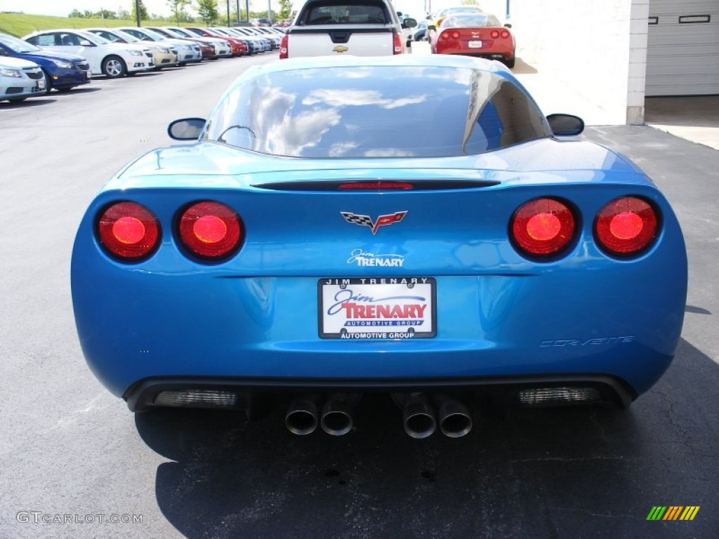 2008 Corvette Coupe - Jetstream Blue Metallic / Ebony photo #18