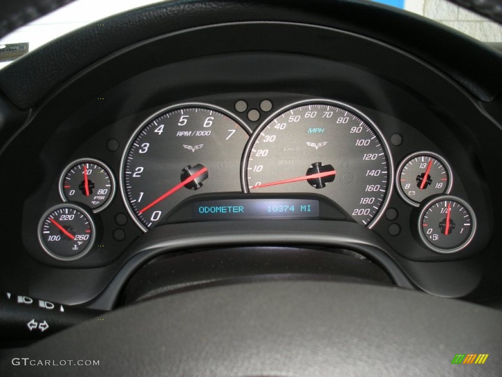 2008 Chevrolet Corvette Coupe Gauges Photo #64208131