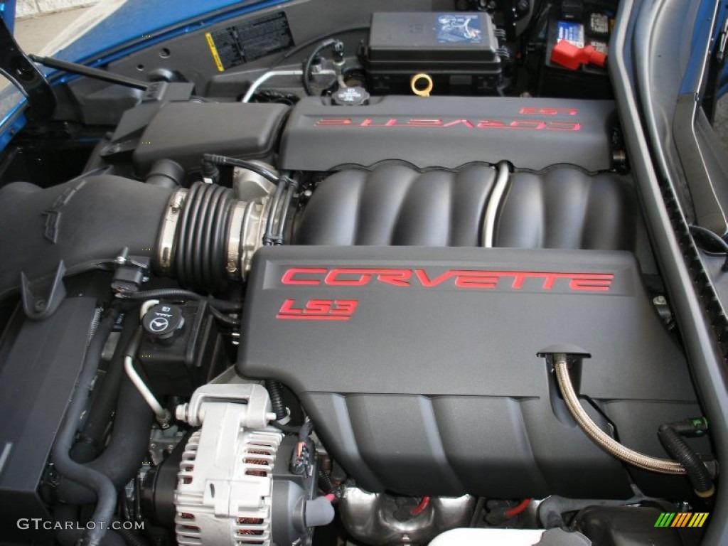2008 Chevrolet Corvette Coupe 6.2 Liter OHV 16-Valve LS3 V8 Engine Photo #64208345