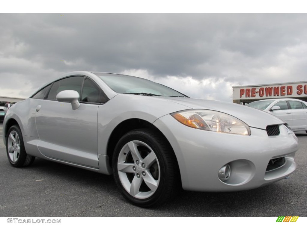 2006 Eclipse GT Coupe - Liquid Silver Metallic / Dark Charcoal photo #1