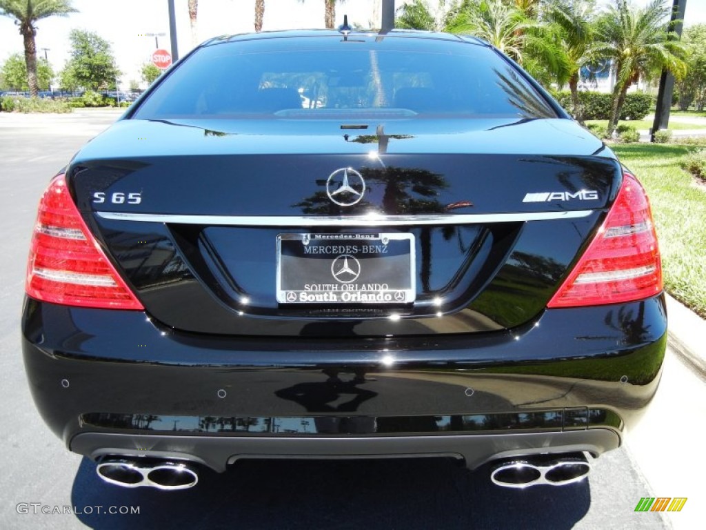 2012 S 65 AMG Sedan - Black / AMG Black photo #7