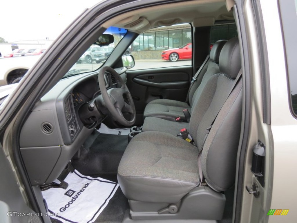 2003 Silverado 1500 LS Extended Cab - Light Pewter Metallic / Dark Charcoal photo #9