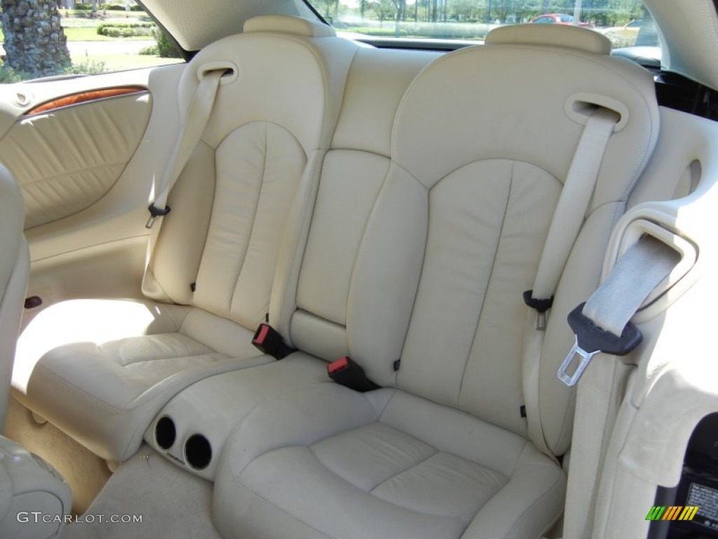 Stone Interior 2009 Mercedes-Benz CLK 350 Cabriolet Photo #64210186