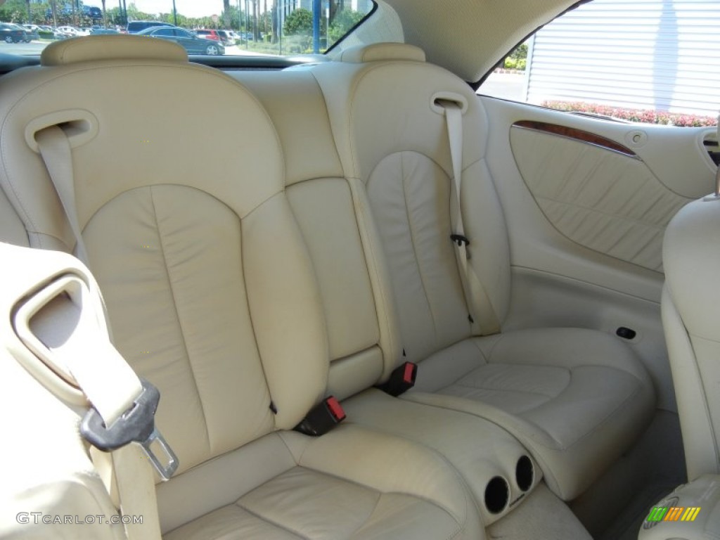Stone Interior 2009 Mercedes-Benz CLK 350 Cabriolet Photo #64210211