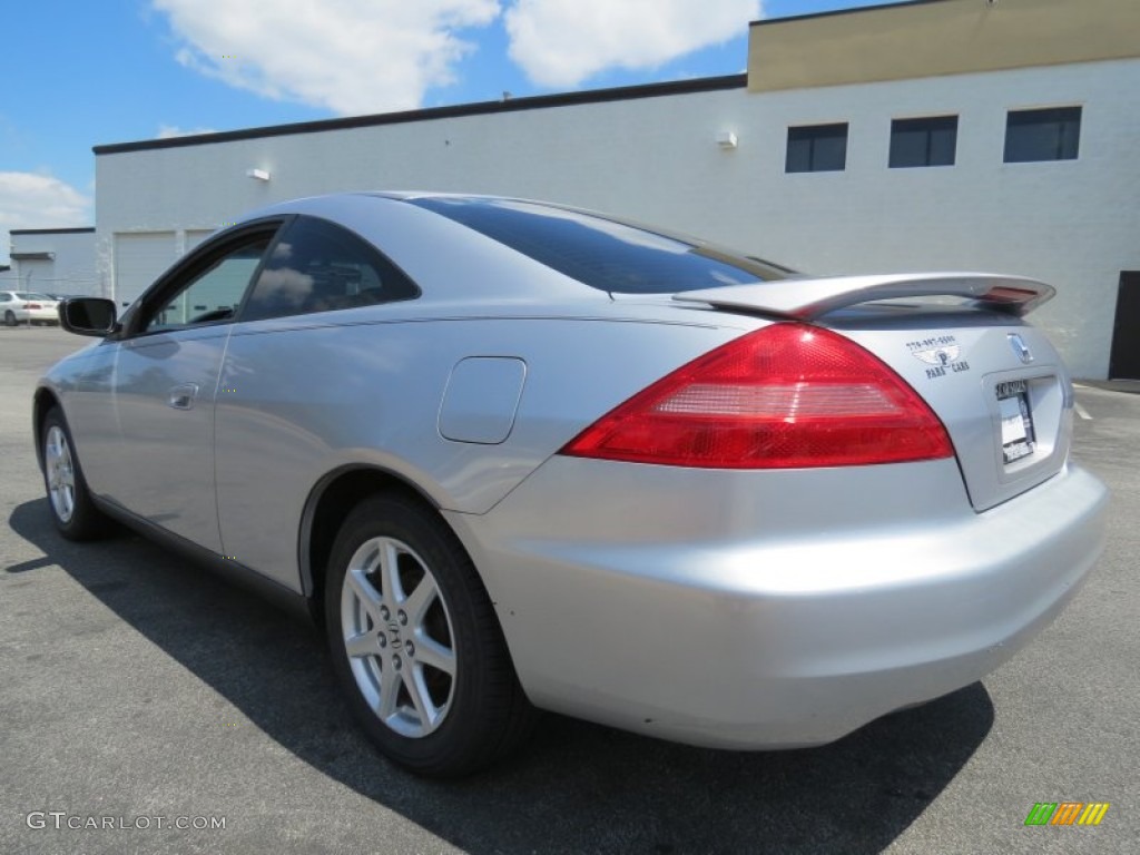 2003 Accord LX Coupe - Satin Silver Metallic / Black photo #2