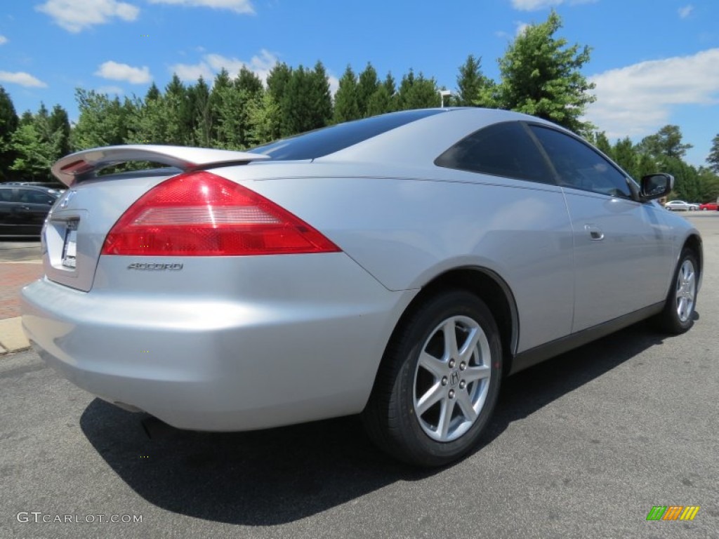 2003 Accord LX Coupe - Satin Silver Metallic / Black photo #3