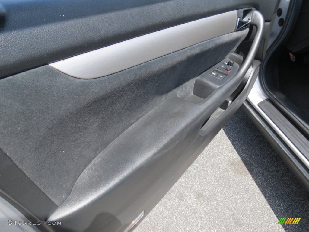 2003 Accord LX Coupe - Satin Silver Metallic / Black photo #7