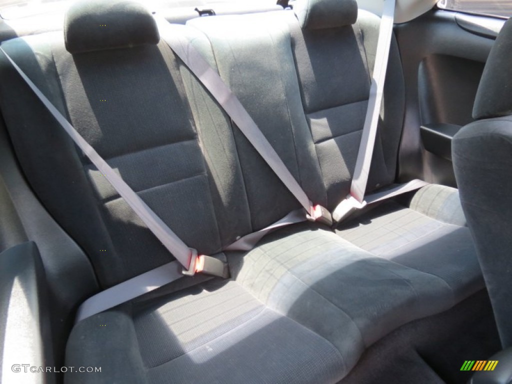 2003 Accord LX Coupe - Satin Silver Metallic / Black photo #8