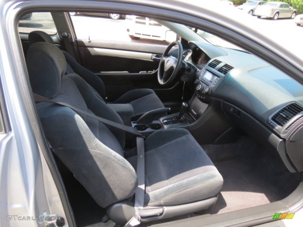 2003 Accord LX Coupe - Satin Silver Metallic / Black photo #9