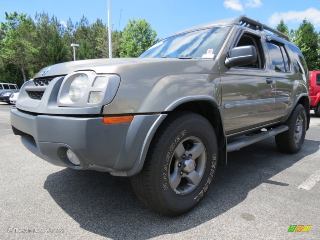 2002 Xterra SE V6 - Gold Rush Metallic / Gray Celadon photo #1