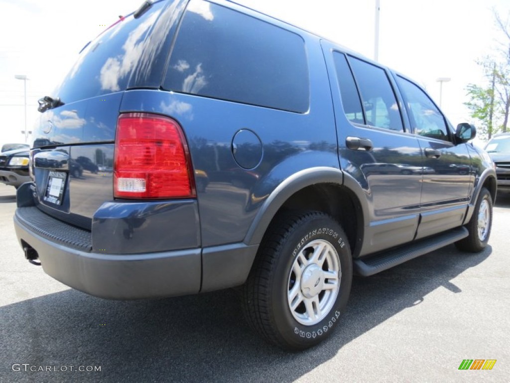 2003 Explorer XLT - Medium Wedgewood Blue Metallic / Medium Parchment Beige photo #3