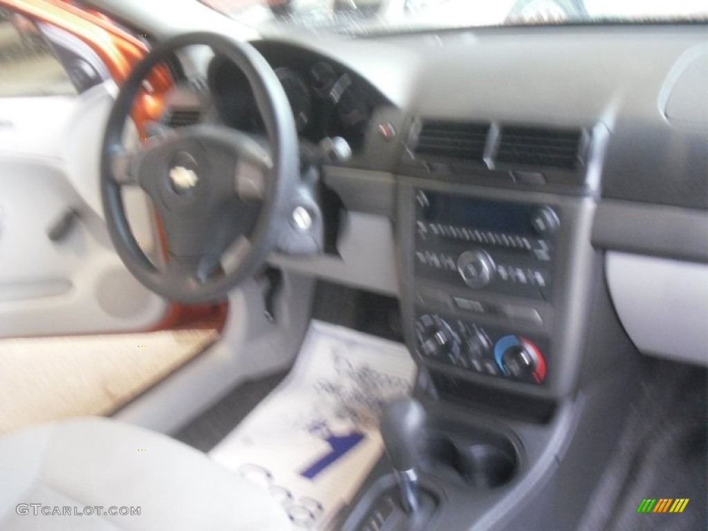 2007 Cobalt LS Coupe - Sunburst Orange Metallic / Gray photo #10