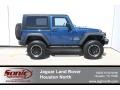 2010 Deep Water Blue Pearl Jeep Wrangler Sport 4x4  photo #1