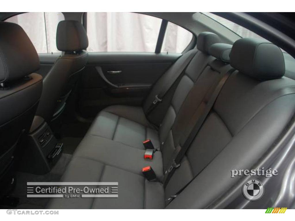 2007 3 Series 328xi Sedan - Sparkling Graphite Metallic / Black photo #12