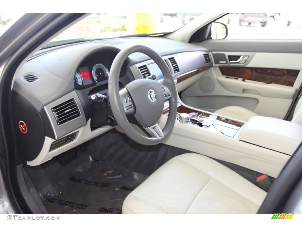 Ivory/Oyster Interior 2009 Jaguar XF Supercharged Photo #64214537