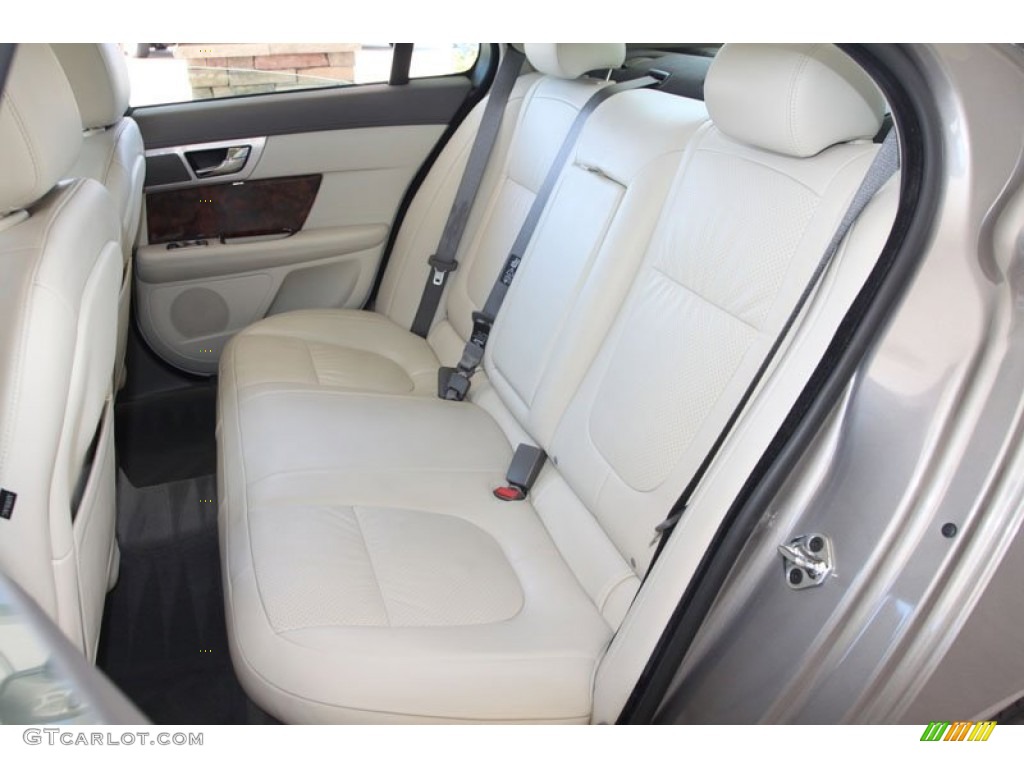 2009 Jaguar XF Supercharged Rear Seat Photo #64214552