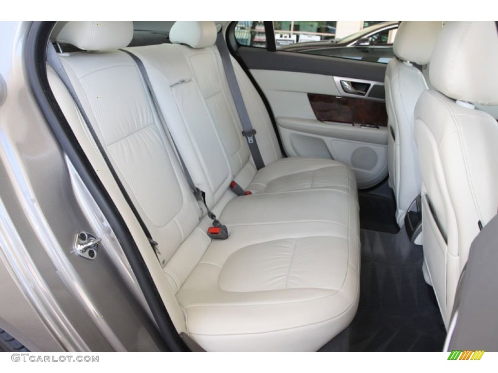 2009 Jaguar XF Supercharged Rear Seat Photo #64214942