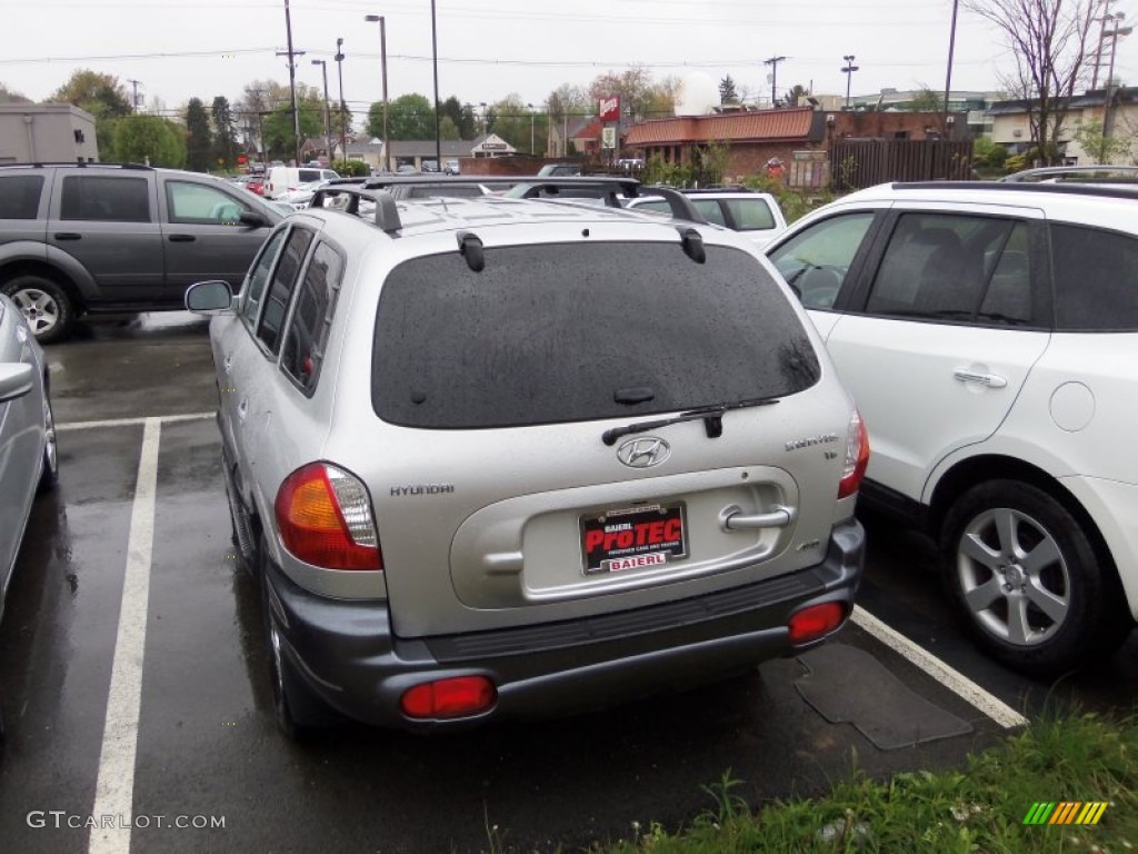 2003 Santa Fe GLS 4WD - Pewter / Gray photo #3