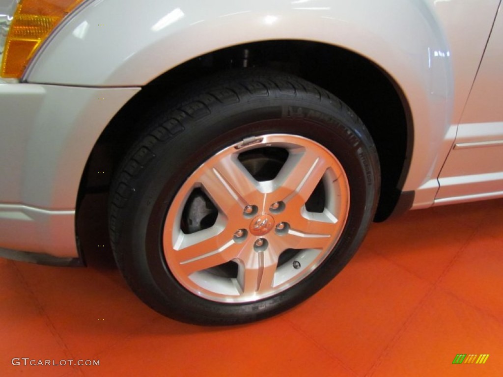 2007 Caliber SXT - Bright Silver Metallic / Pastel Slate Gray photo #3