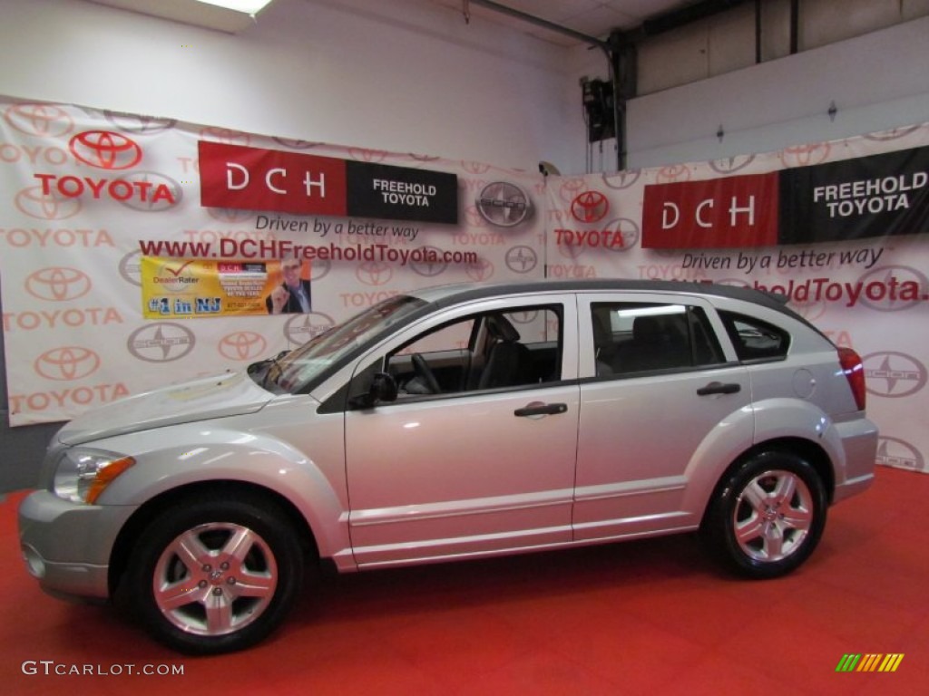 2007 Caliber SXT - Bright Silver Metallic / Pastel Slate Gray photo #4
