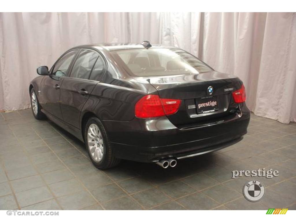 2009 3 Series 328xi Sedan - Jet Black / Black photo #3