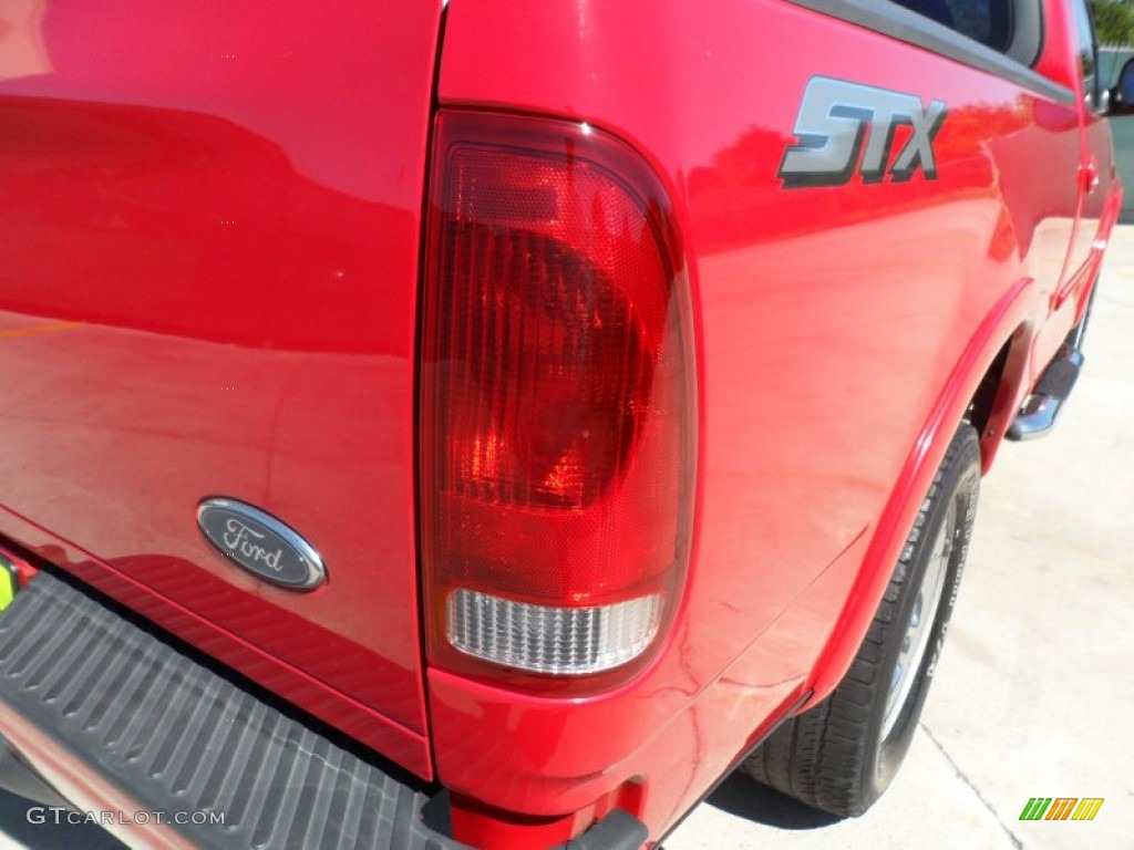 2003 F150 STX Regular Cab - Bright Red / Medium Graphite Grey photo #15