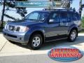 2005 Silverton Blue Pearl Nissan Pathfinder SE 4x4  photo #1