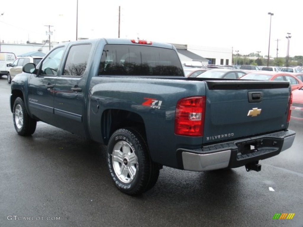 2012 Silverado 1500 LT Crew Cab 4x4 - Blue Granite Metallic / Ebony photo #6