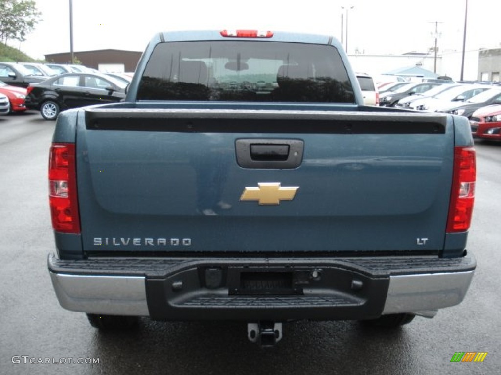 2012 Silverado 1500 LT Crew Cab 4x4 - Blue Granite Metallic / Ebony photo #7