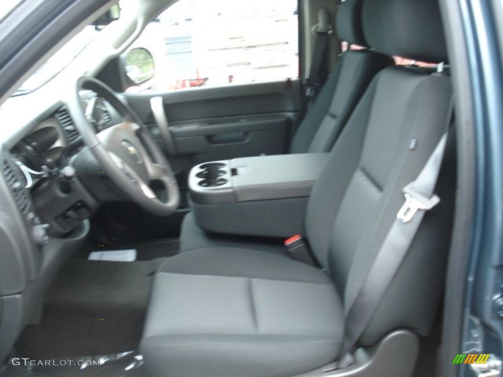 2012 Silverado 1500 LT Crew Cab 4x4 - Blue Granite Metallic / Ebony photo #11