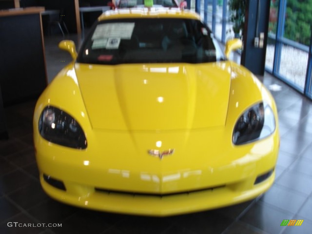 2012 Corvette Coupe - Velocity Yellow / Ebony photo #2