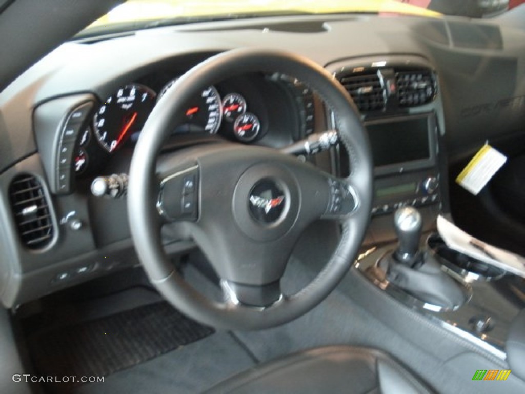 2012 Corvette Coupe - Velocity Yellow / Ebony photo #7