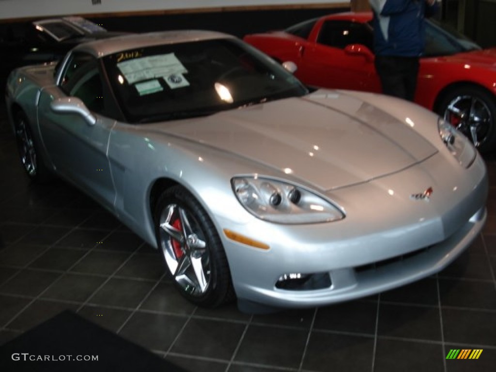 2012 Corvette Coupe - Blade Silver Metallic / Ebony photo #3