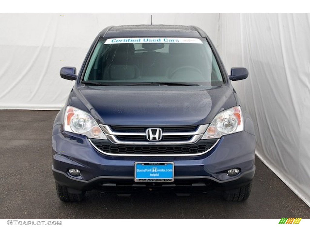 2010 CR-V EX-L AWD - Royal Blue Pearl / Black photo #7