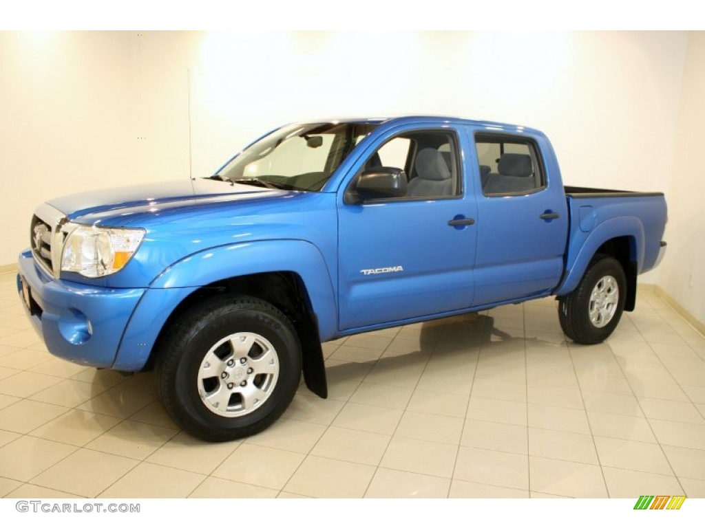 Speedway Blue Metallic 2009 Toyota Tacoma V6 Double Cab 4x4 Exterior Photo #64227548
