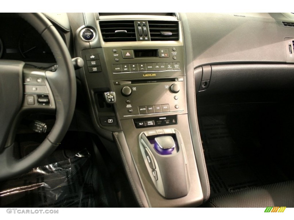 2010 HS 250h Hybrid Premium - Obsidian Black / Black photo #14