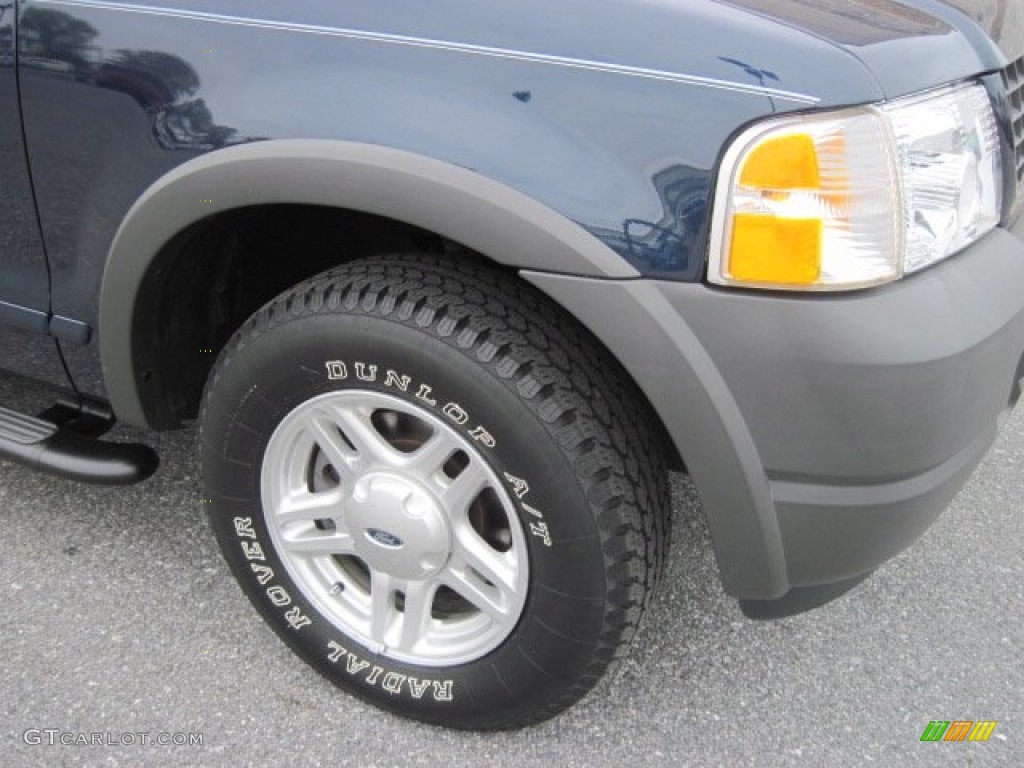 2003 Explorer XLS 4x4 - True Blue Metallic / Graphite Grey photo #4