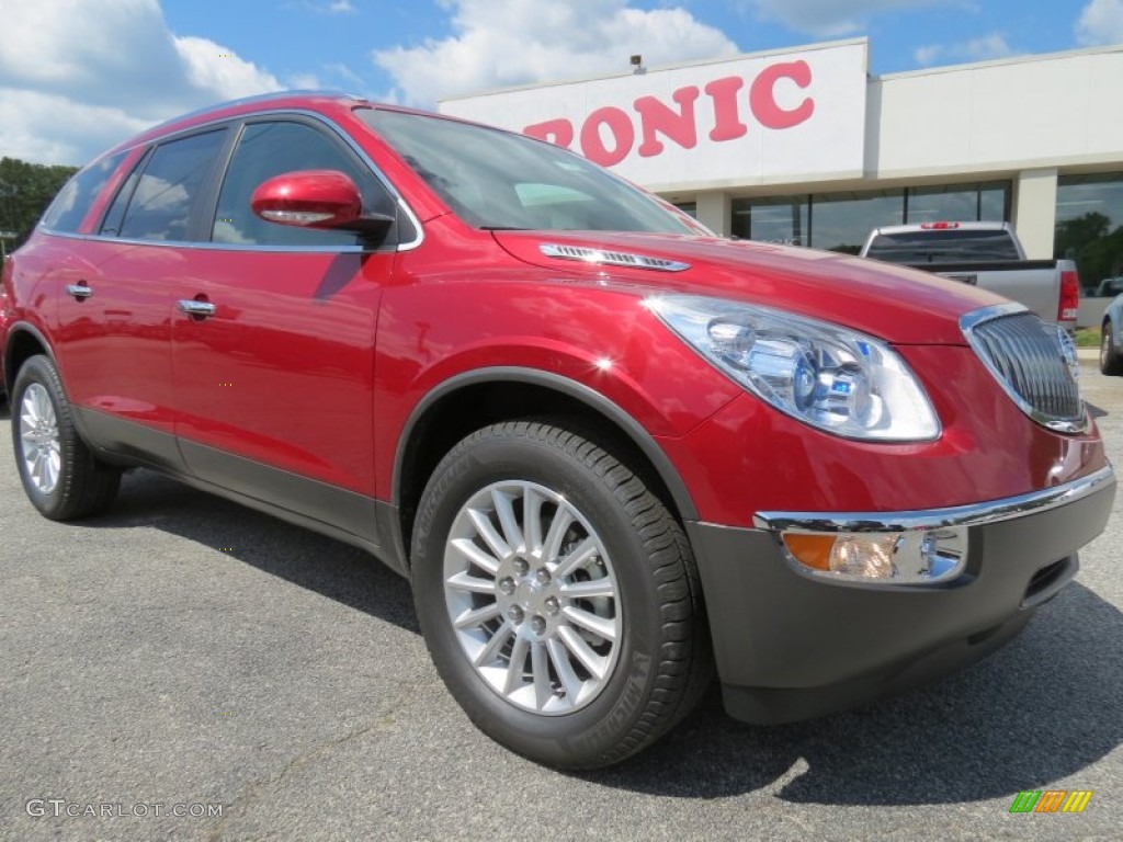 2012 Enclave FWD - Crystal Red Tintcoat / Cashmere photo #1