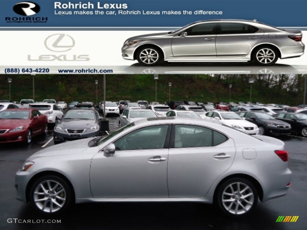 2011 IS 250 AWD - Tungsten Pearl / Light Gray photo #1