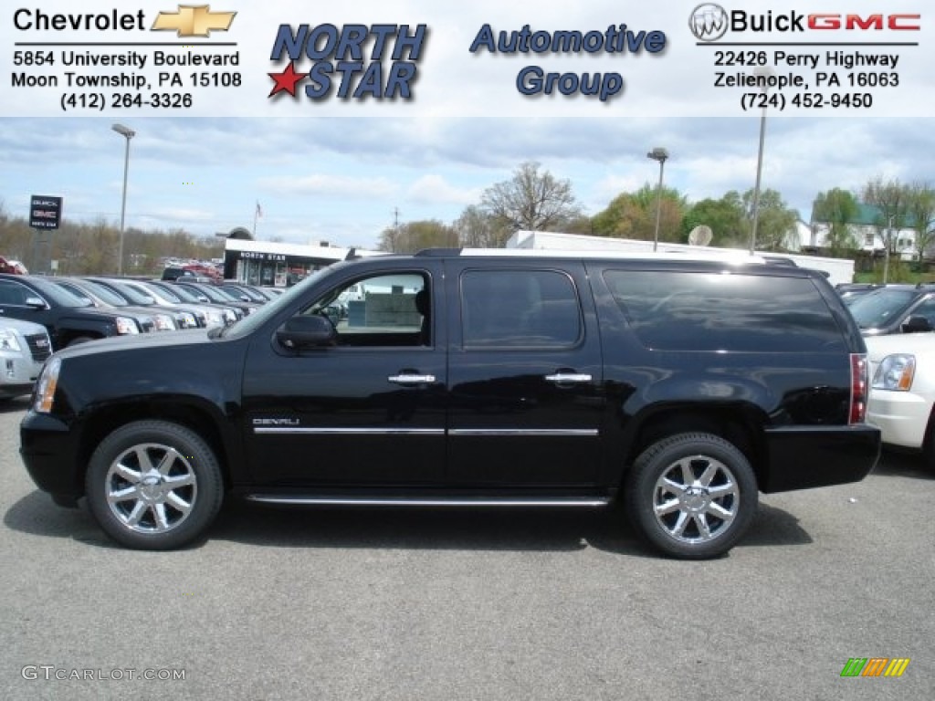 2012 Yukon XL Denali AWD - Onyx Black / Ebony photo #1