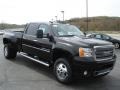 Onyx Black - Sierra 3500HD SLT Crew Cab 4x4 Dually Photo No. 4