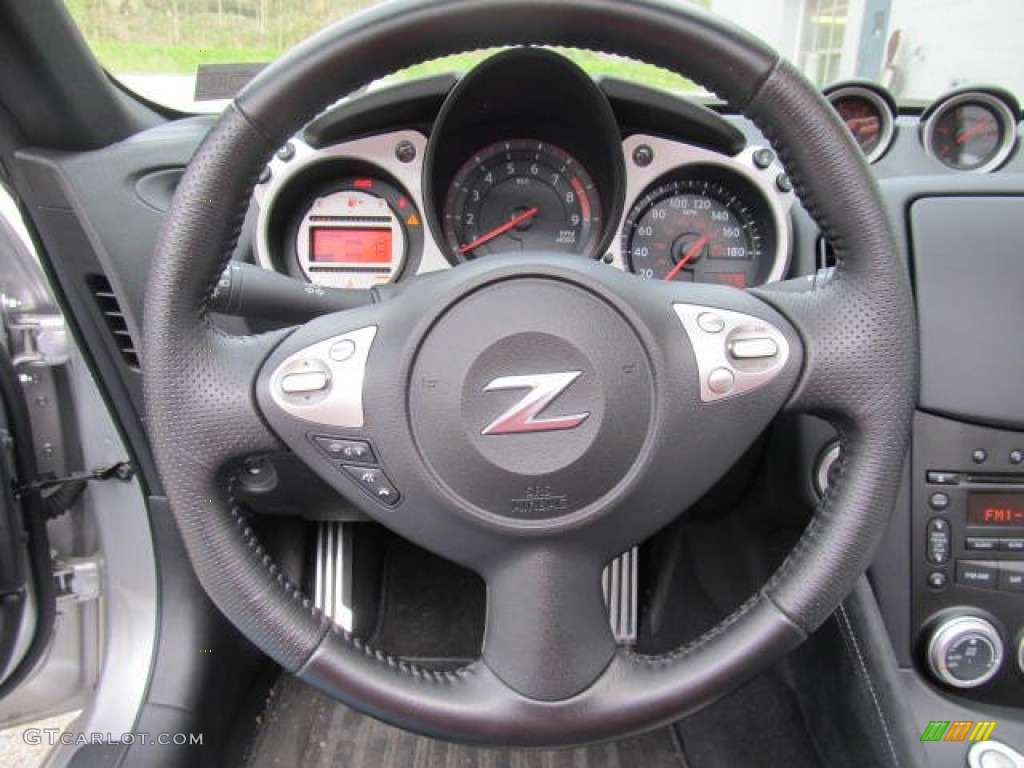 2010 370Z Touring Roadster - Brilliant Silver / Gray Leather photo #10