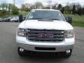 2012 Summit White GMC Sierra 3500HD SLT Crew Cab 4x4 Dually  photo #3